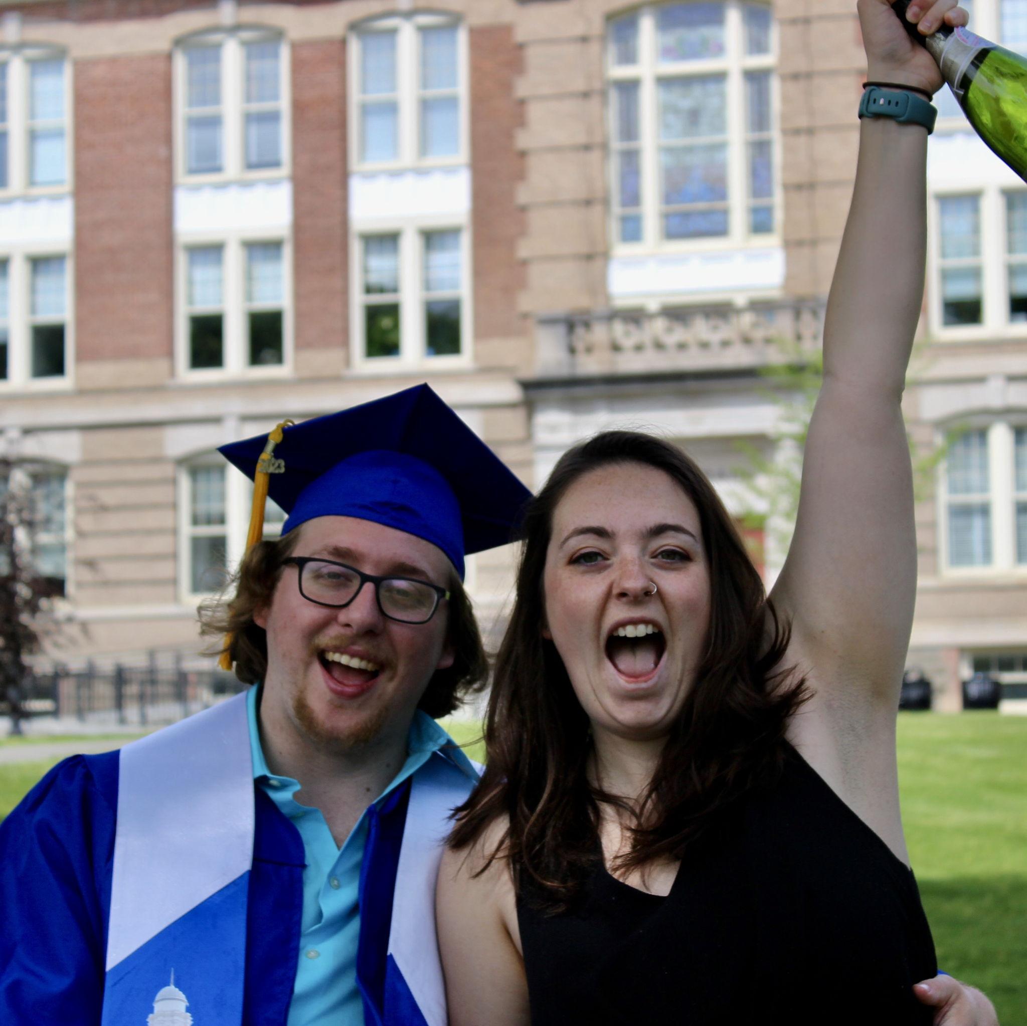 Tyler's college graduation