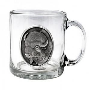 Heritage Pewter Buffalo Coffee Mug