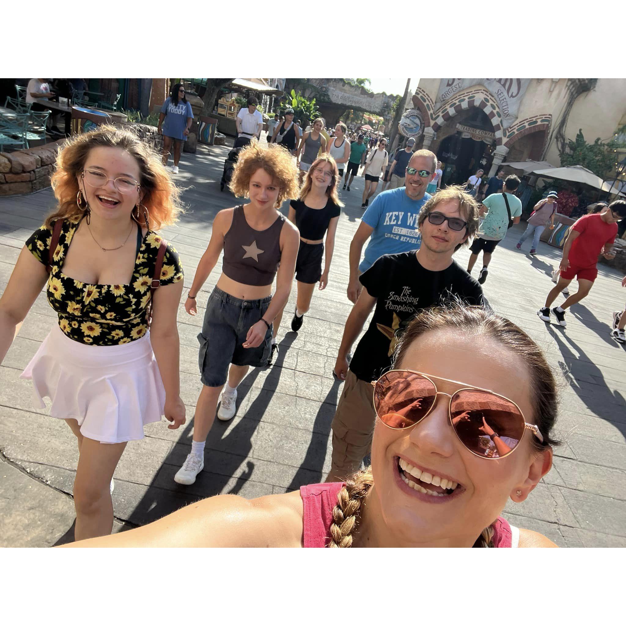 Disney with the some of the family!