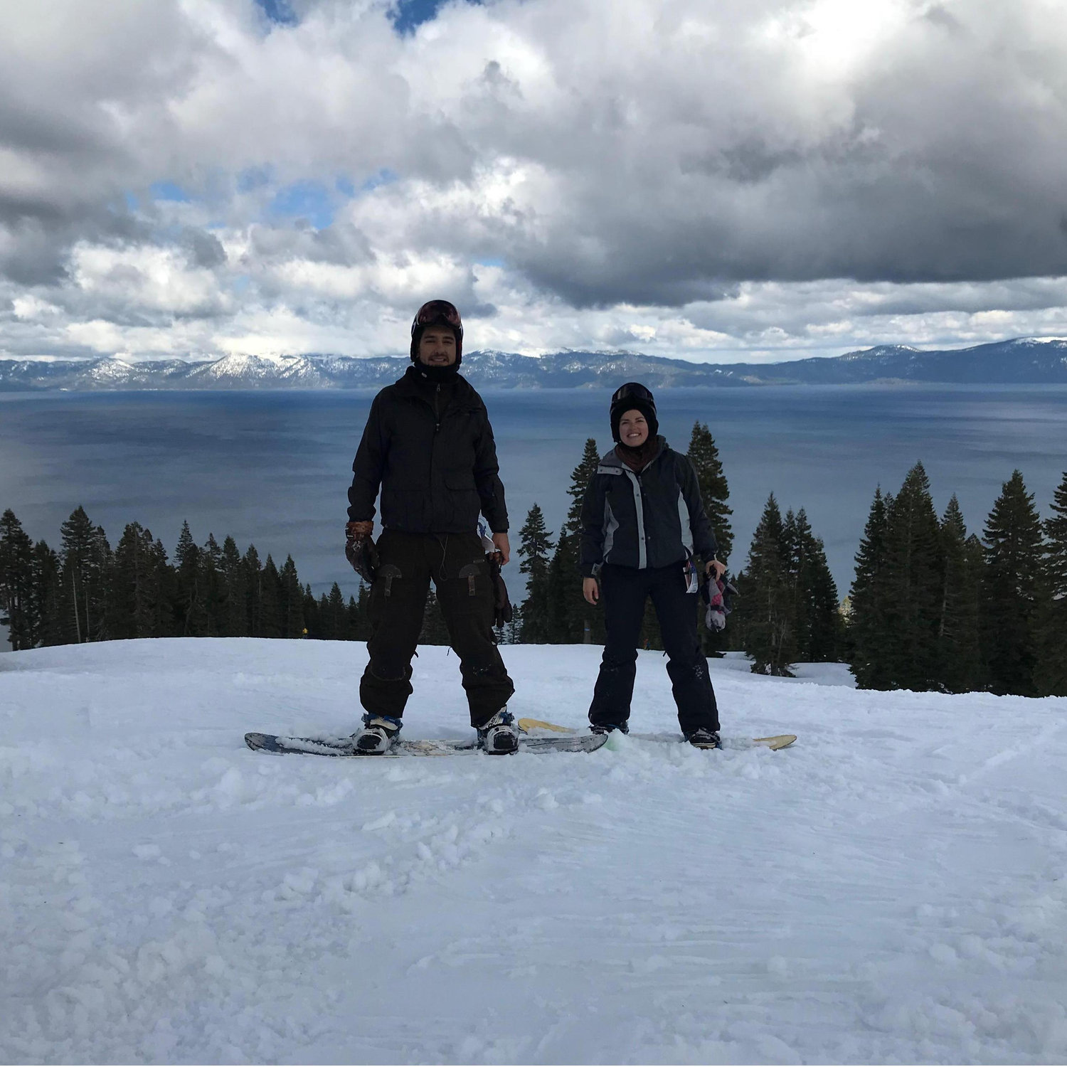 Snowboarding at Tahoe!