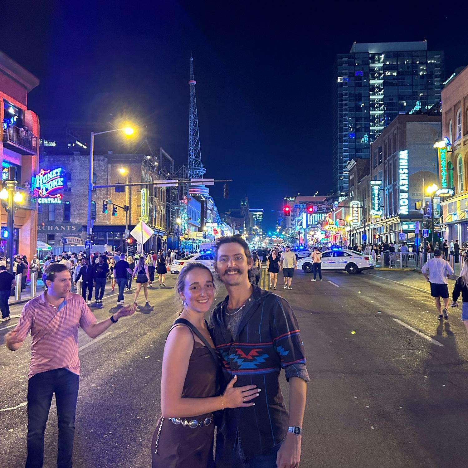 Our first trip together. We went to Nashville ofc.