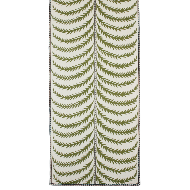 Areca Tablecloth – Putting Green/Midnight Blue