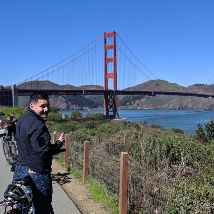 Fern "LOVED" this bike ride over the bridge into Sausalito when we moved to SF