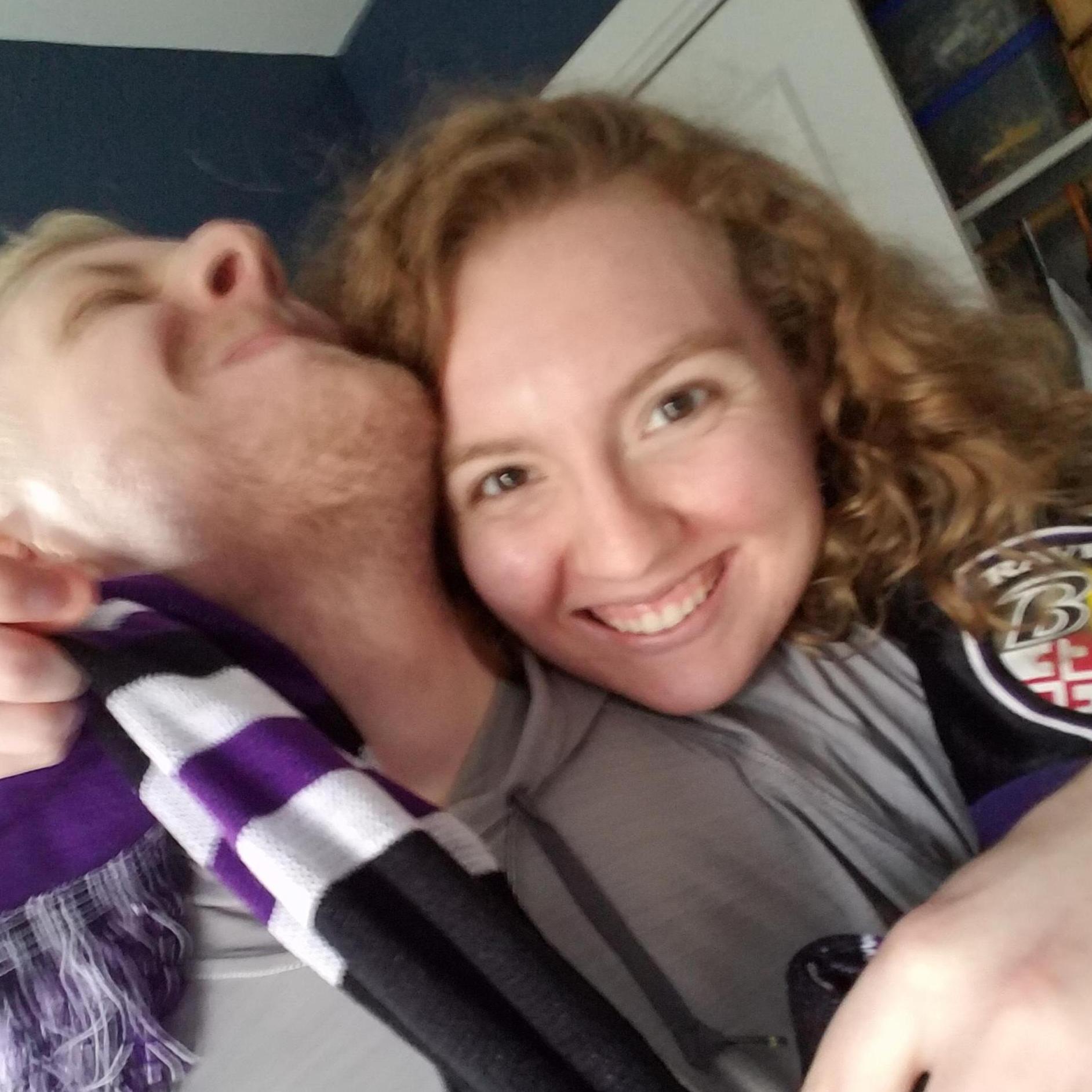 Chris, a Browns fan, is not about the Ravens gear