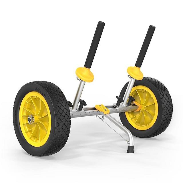 Bonnlo Kayak Cart Dolly Kayak Wheels Detachable Canoe Cart with Solid Tires and Kickstand Kayak Trolley