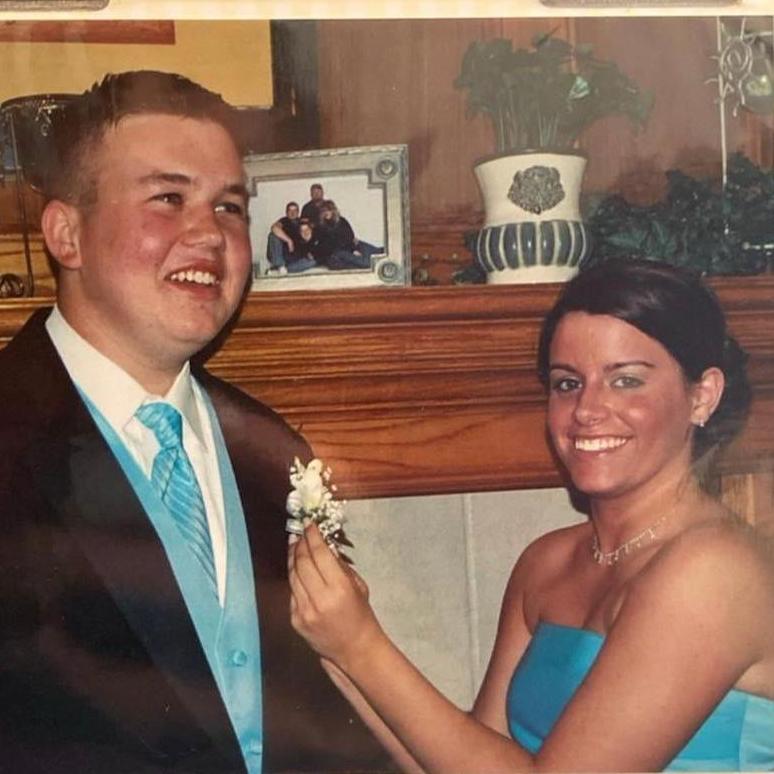 My junior and Brad's senior prom :)