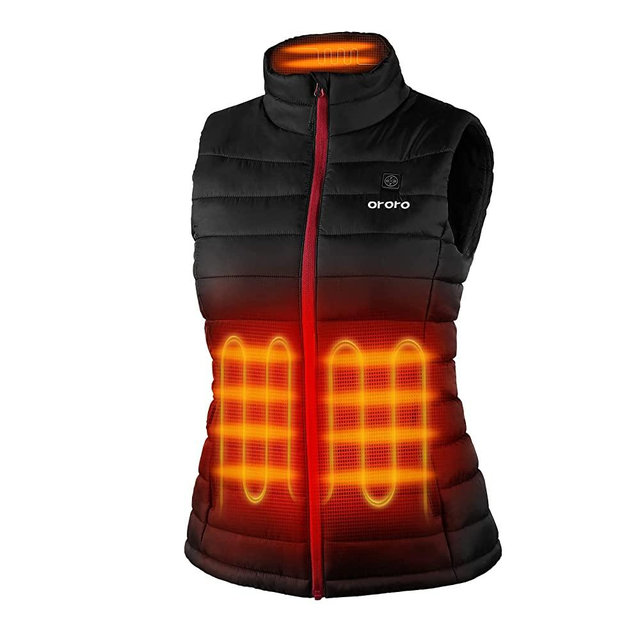 ORORO Women's Lightweight Heated Vest with Battery Pack