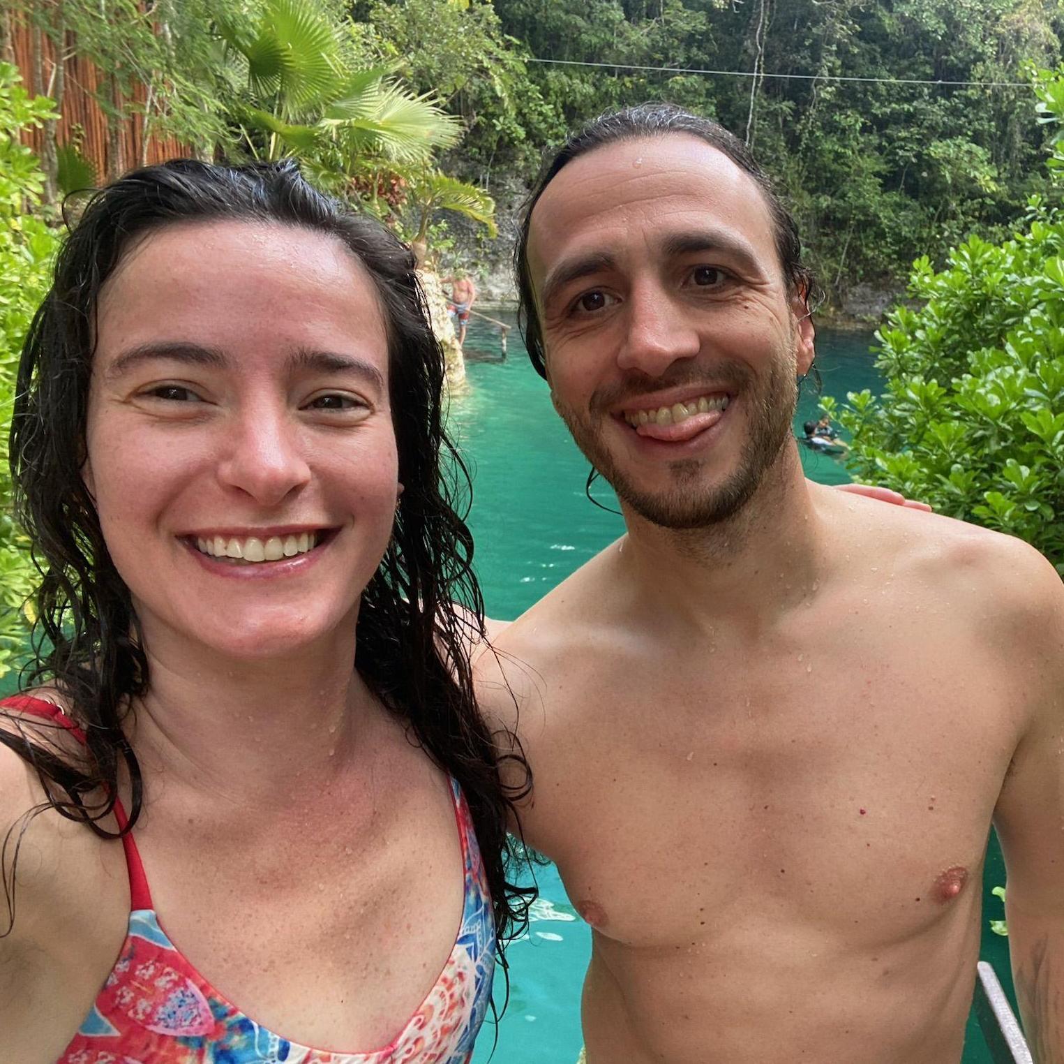Visiting cenotes in Mexico, January 2023