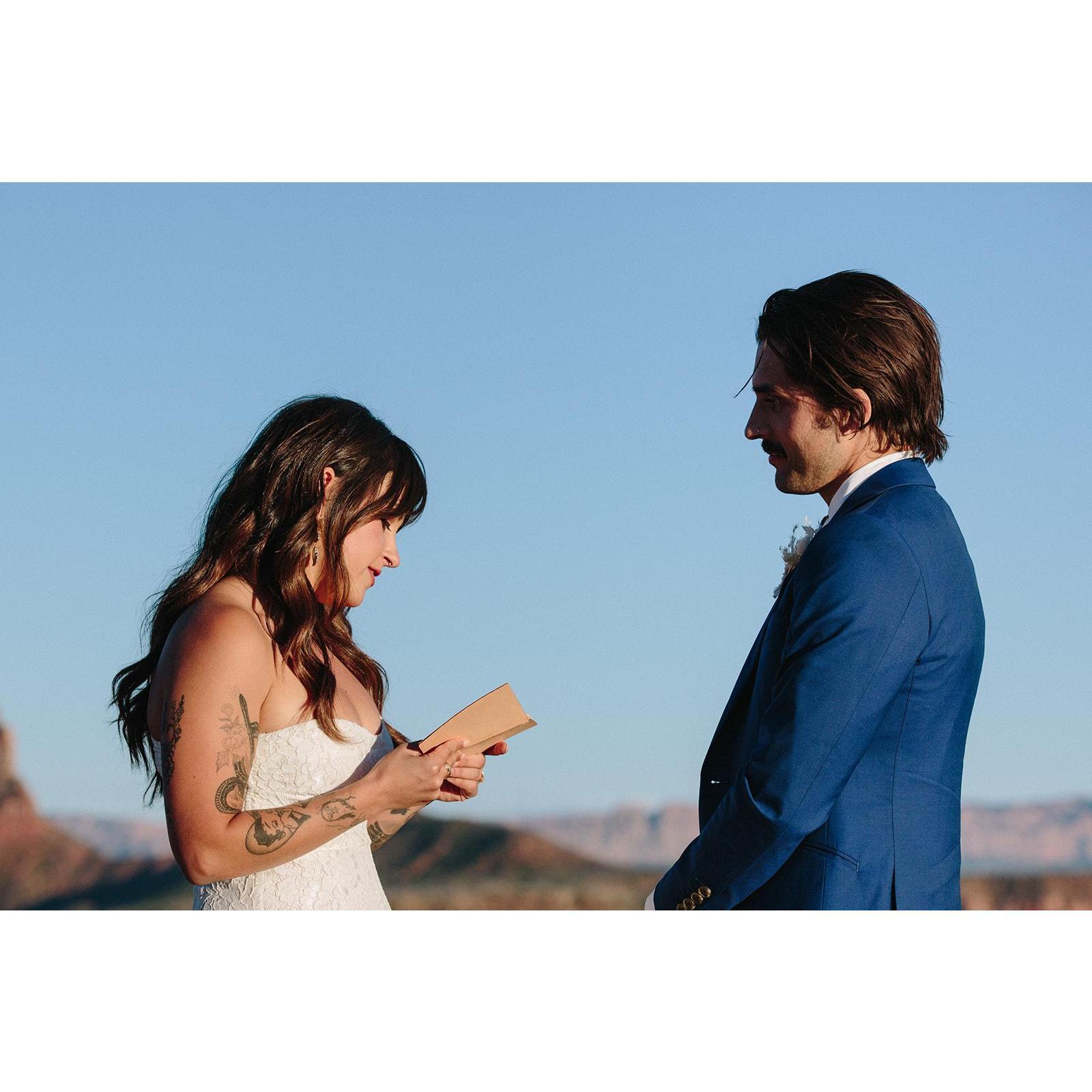 Exchanging vows