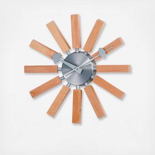 George Nelson Wood Spokes Clock