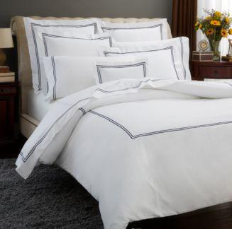 Grande Hotel Collection - Grande Hotel Duvet Cover, Full/Queen - Navy