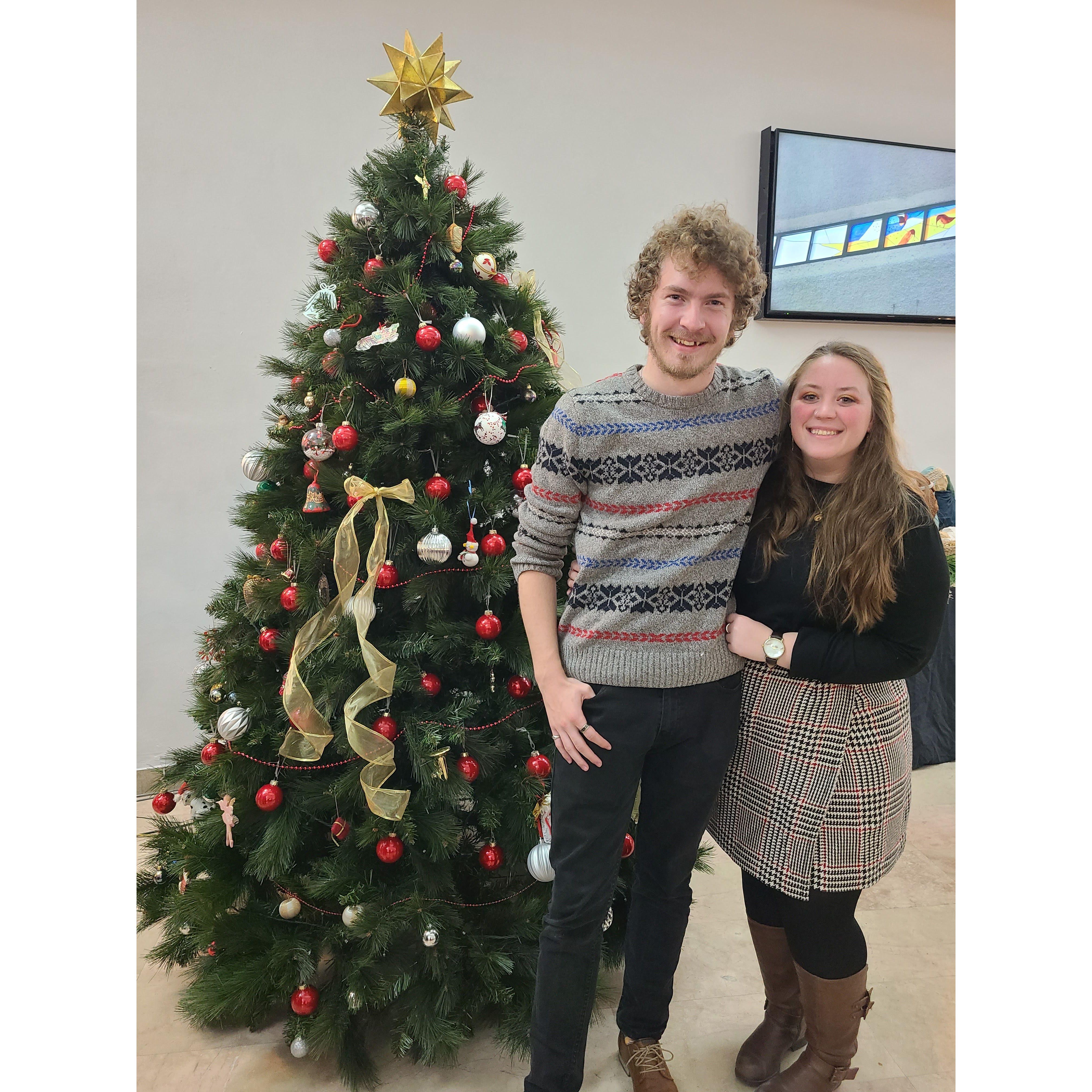 The Bridges for Peace Christmas party.