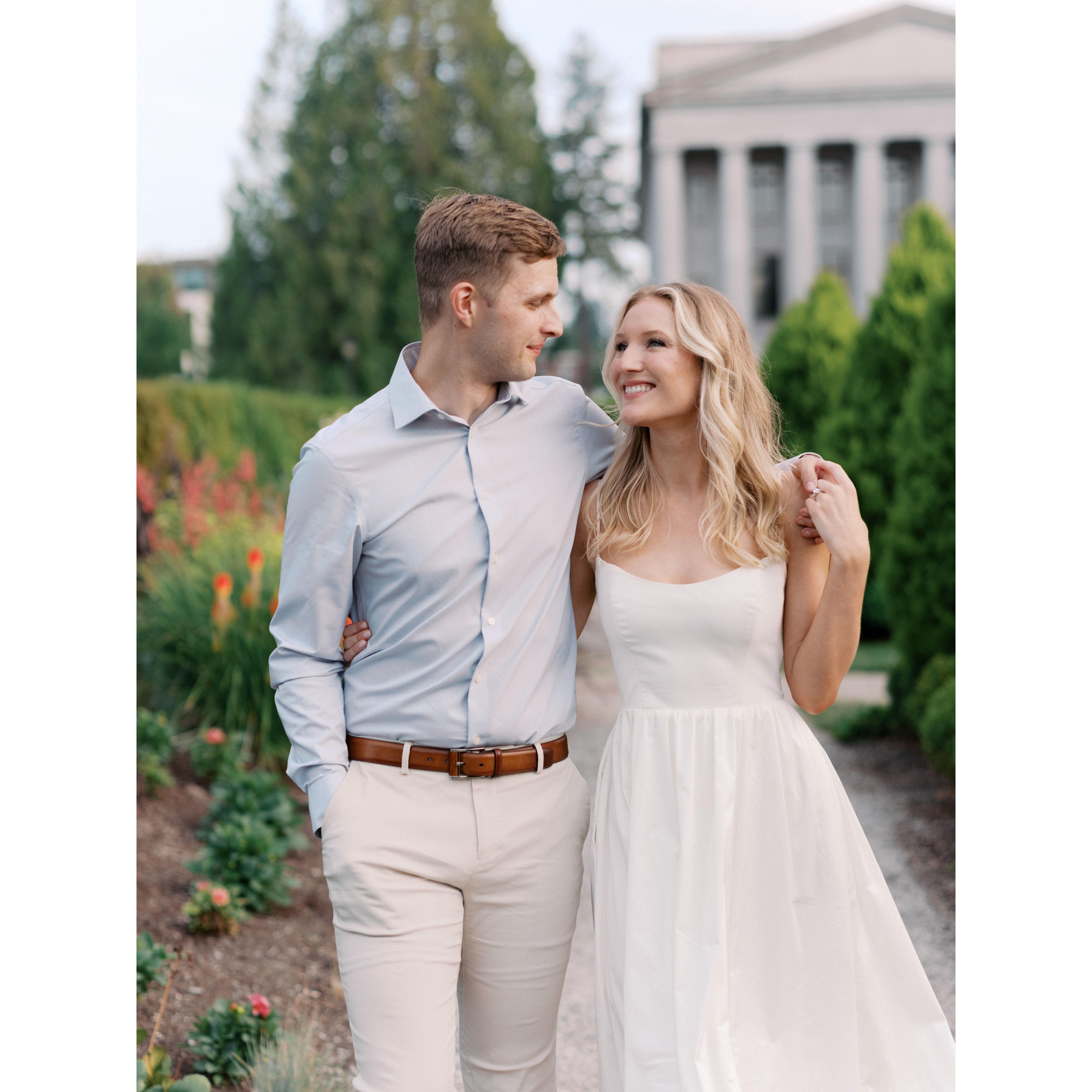Our engagement photos! These were taken at the capitol building in Olympia, WA.