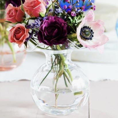 Vietri Clear Bud Vase