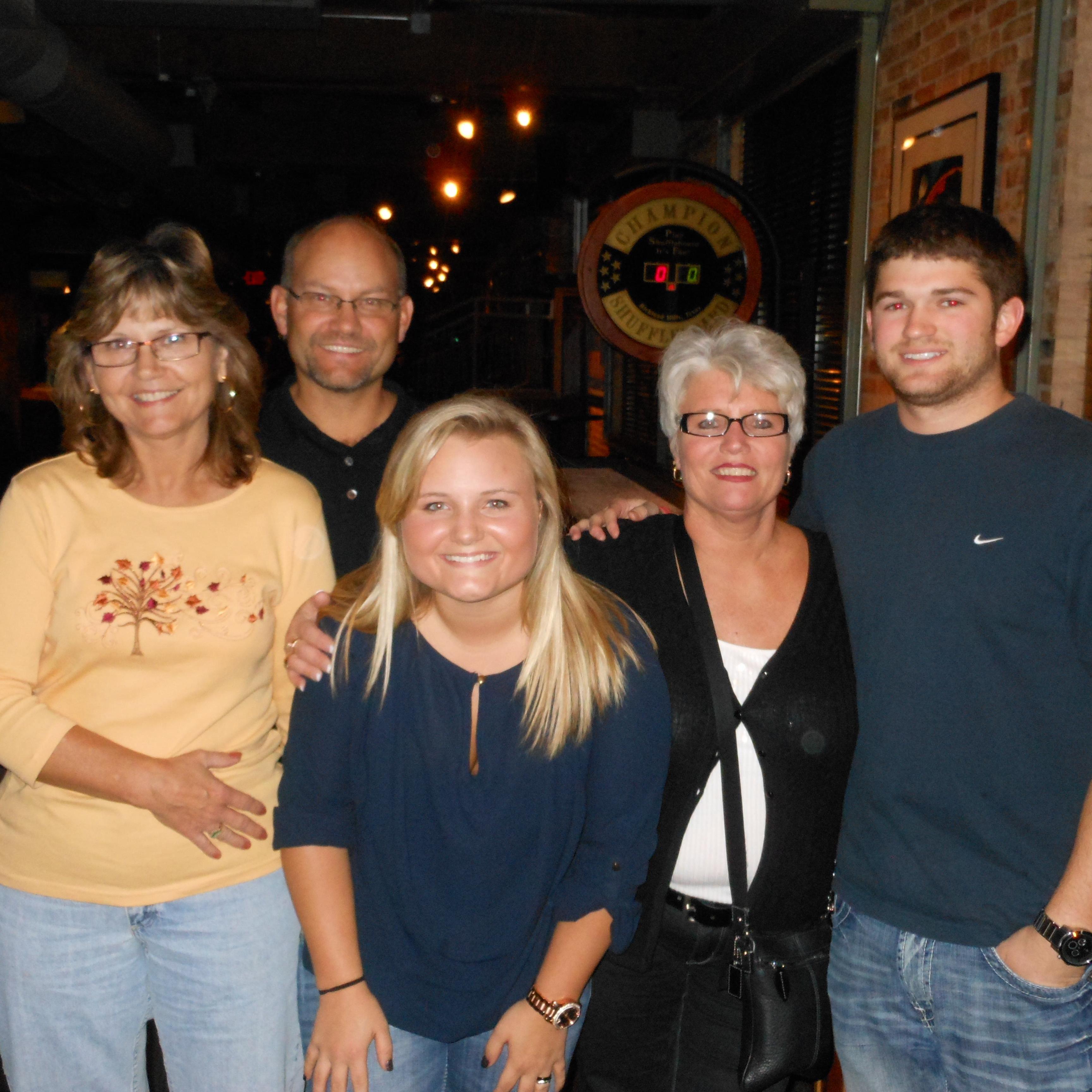 Bowlby family visit in Grand Rapids, 2012