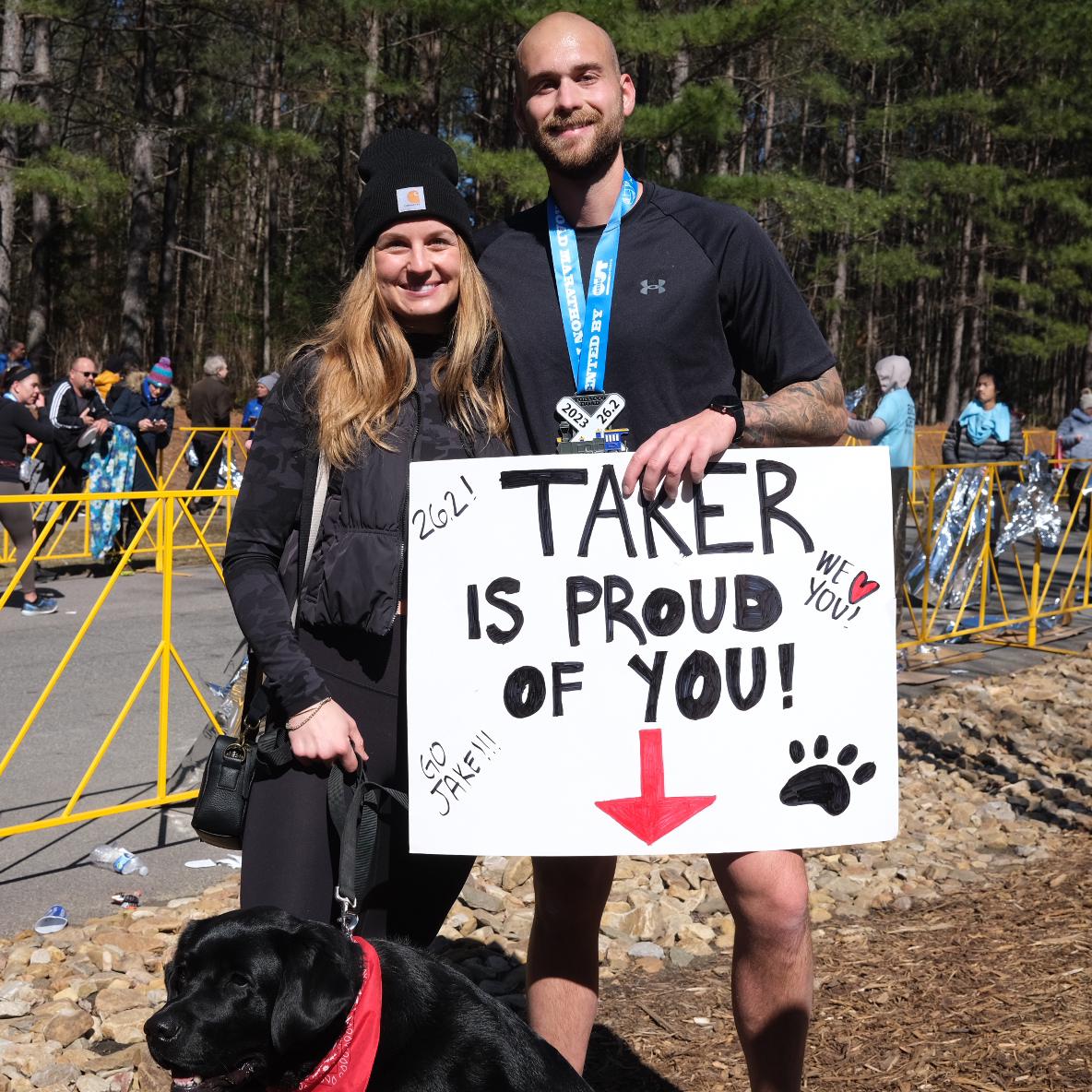 Jake’s first marathon!