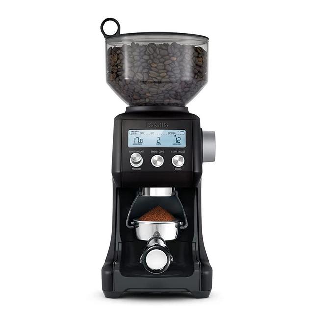 Breville Smart Grinder™ Pro Coffee Bean Grinder, Black Truffle