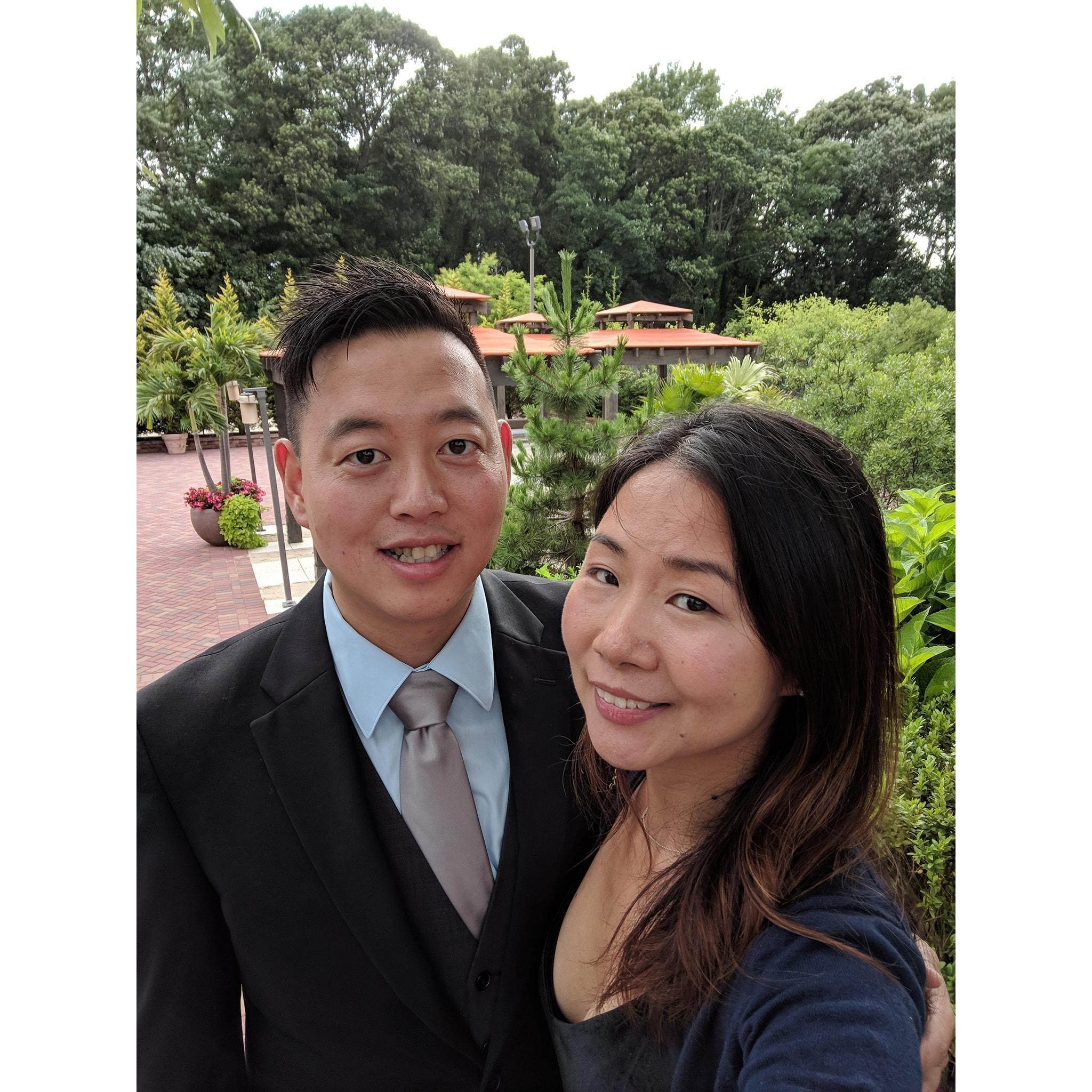attending a wedding together