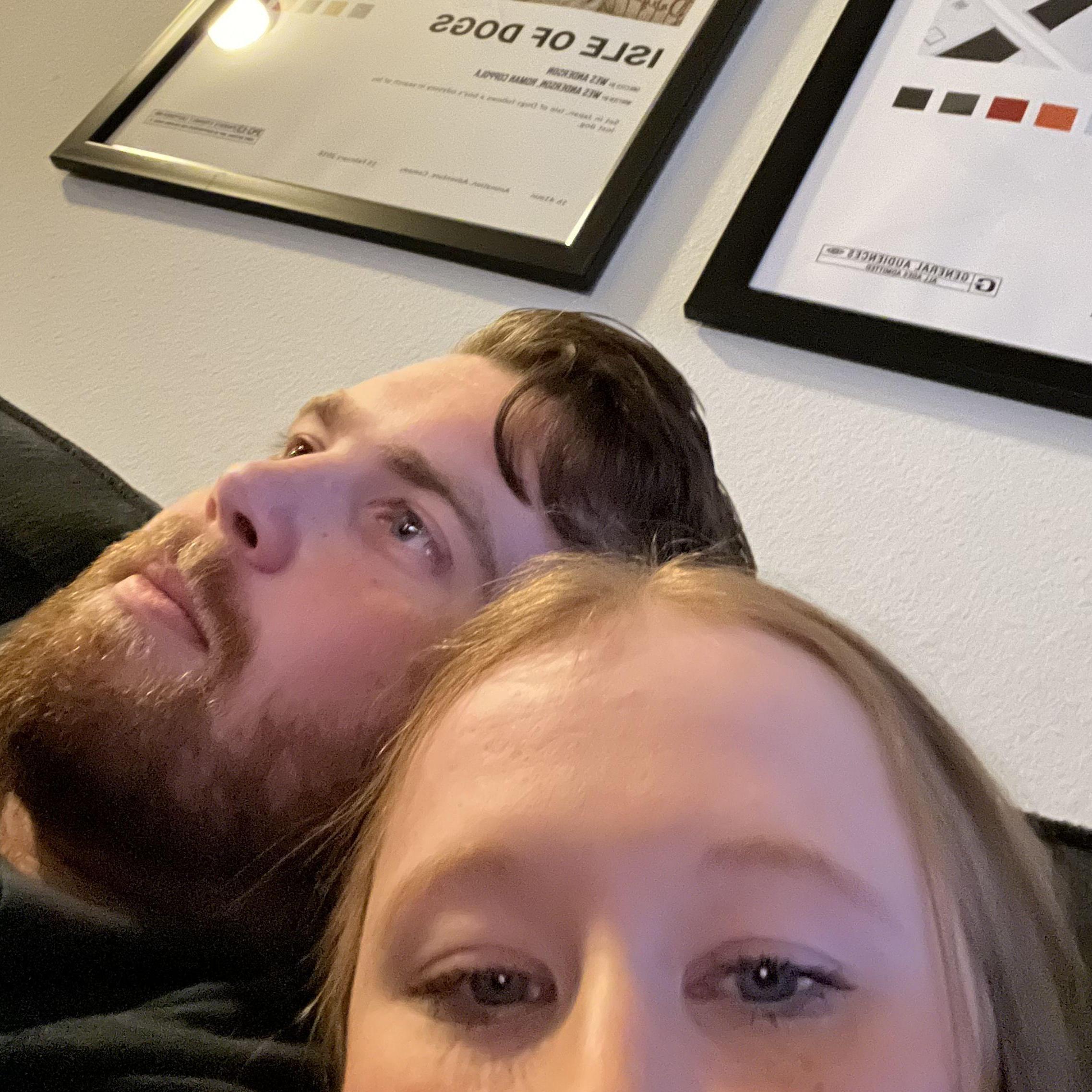 Our first photo ever taken together!