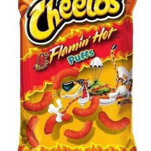 Flamin' Hot Puffs Cheese Flavored Snacks (Flamin' Hot, 8.5 oz) by Cheetos