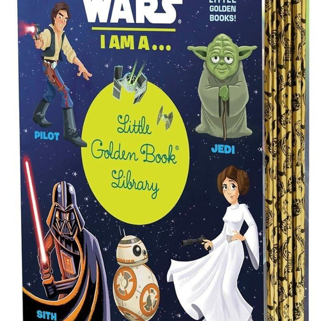 Star Wars: I Am a...Little Golden Book Library -- 5 Little Golden Books: I Am a Pilot; I Am a Jedi; I Am a Sith; I Am a Droid; I Am a Princess