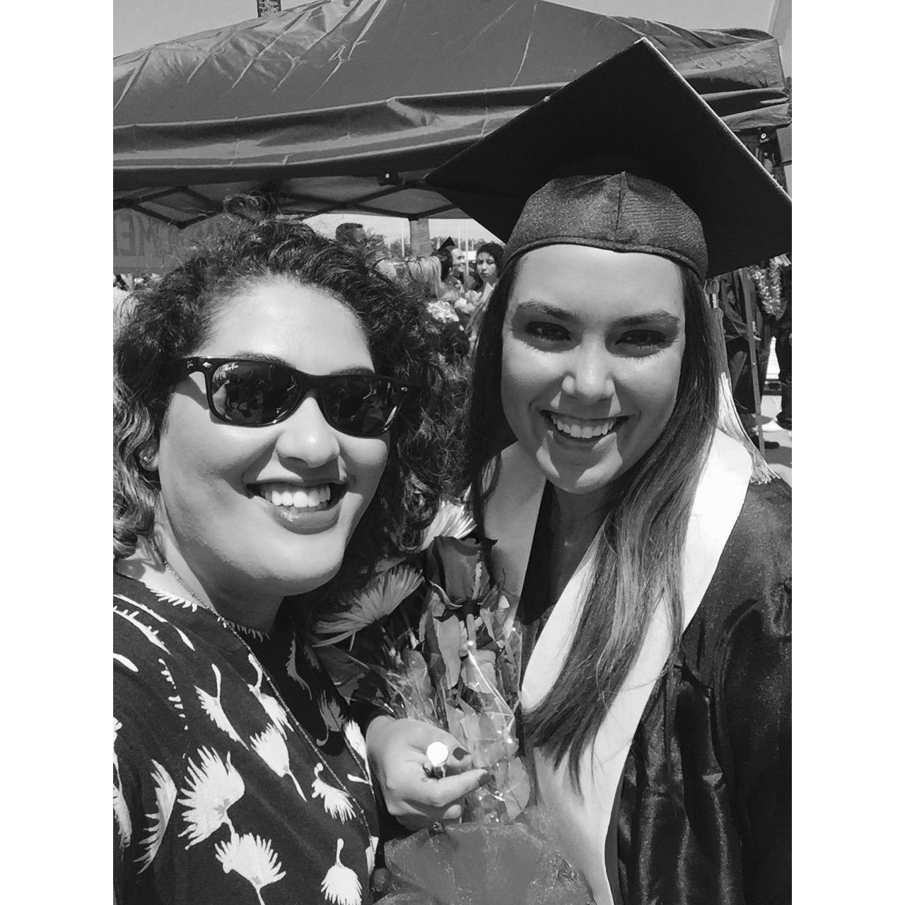Maid of Honor Saleena at Courtnee's College Graduation