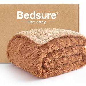 Throw Blanket Light Brown