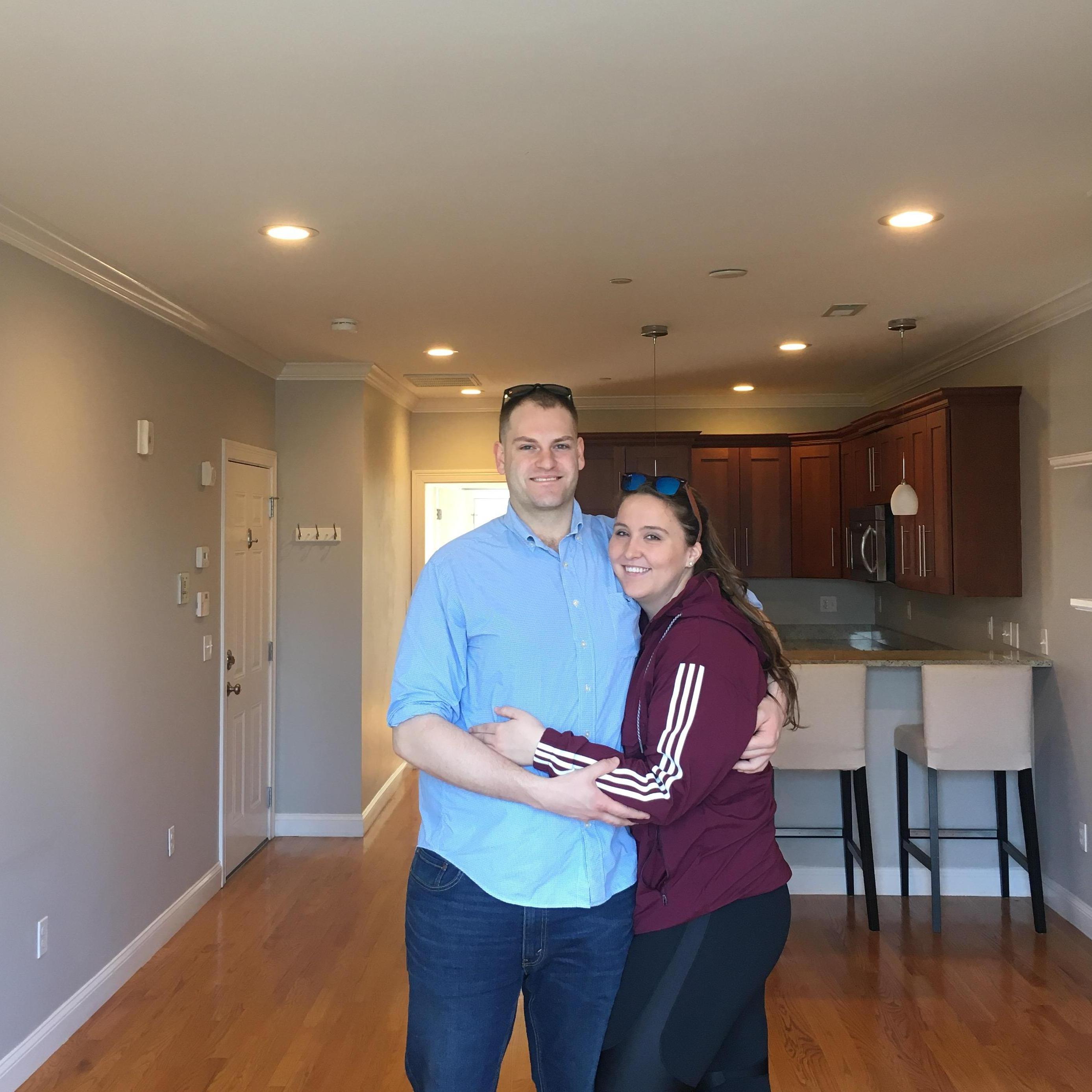 Right after we closed on our new home in Charlestown!