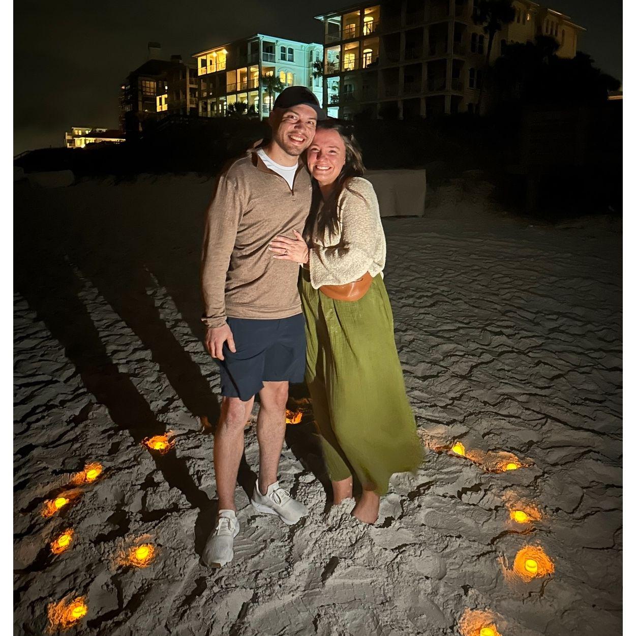 Right after our engagement in Destin, FL