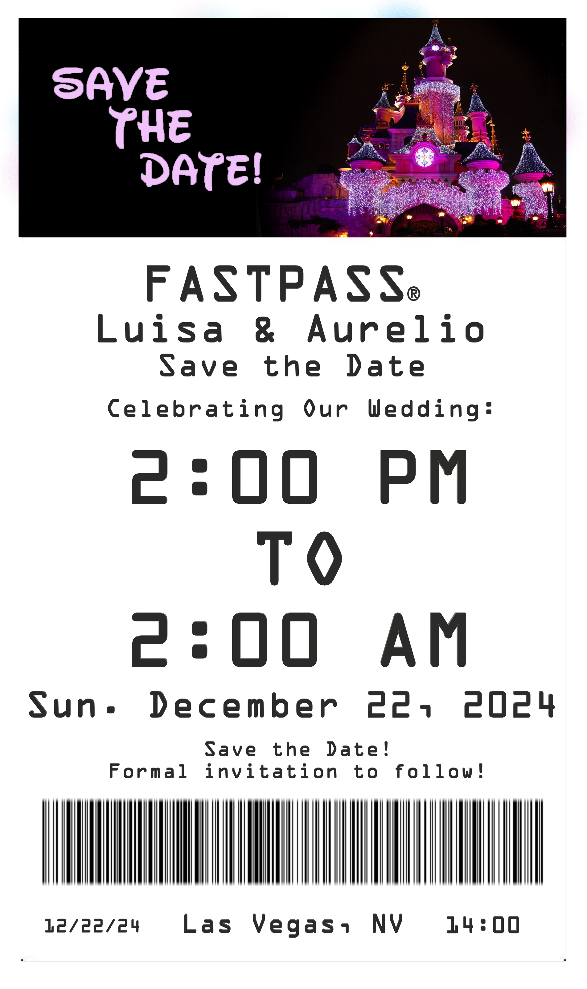 The Wedding Website of Luisa Estanga and Aurelio Soto