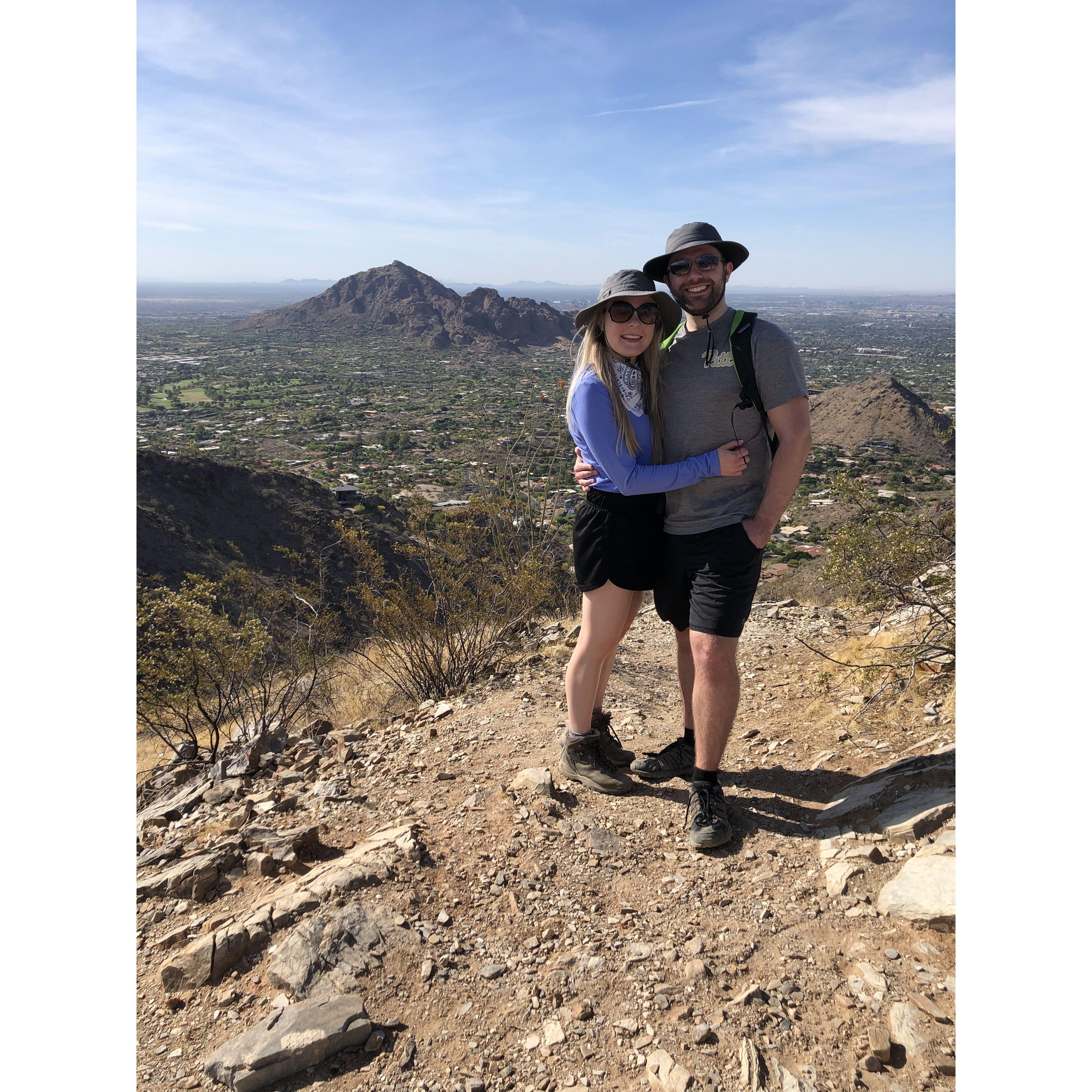 Our first trip together to Phoenix, AZ! Andrew spent time in Arizona for work ahead of graduate school. One of our favorite memories together!