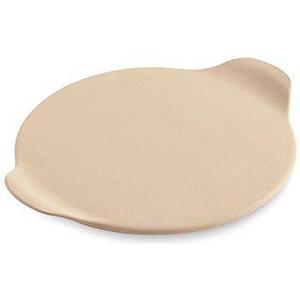 The Pampered Chef Medium Round Stone with Built in Handles on the Sides