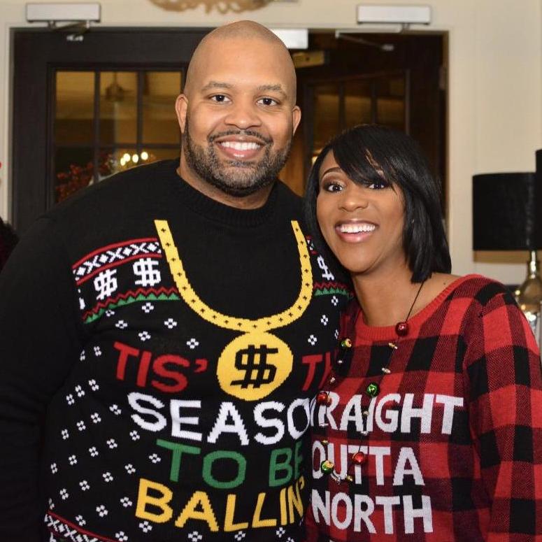 Ugly Christmas Sweater Party 2019 (she's on the same side)