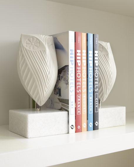 Jonathan Adler Pair of Owl Bookends