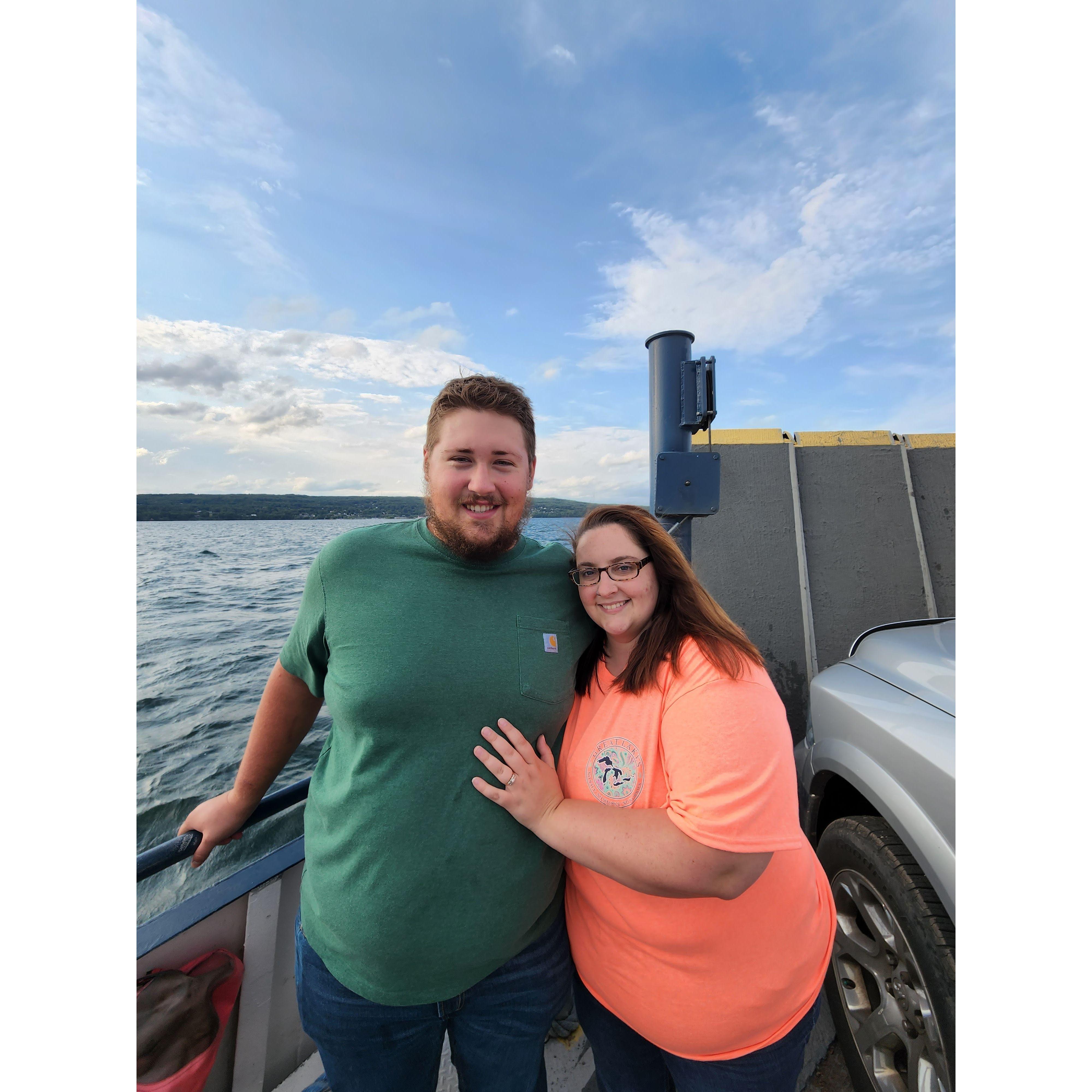 Our trip to Lake Superior where he decided to propose to me, we went to Madeline Island.