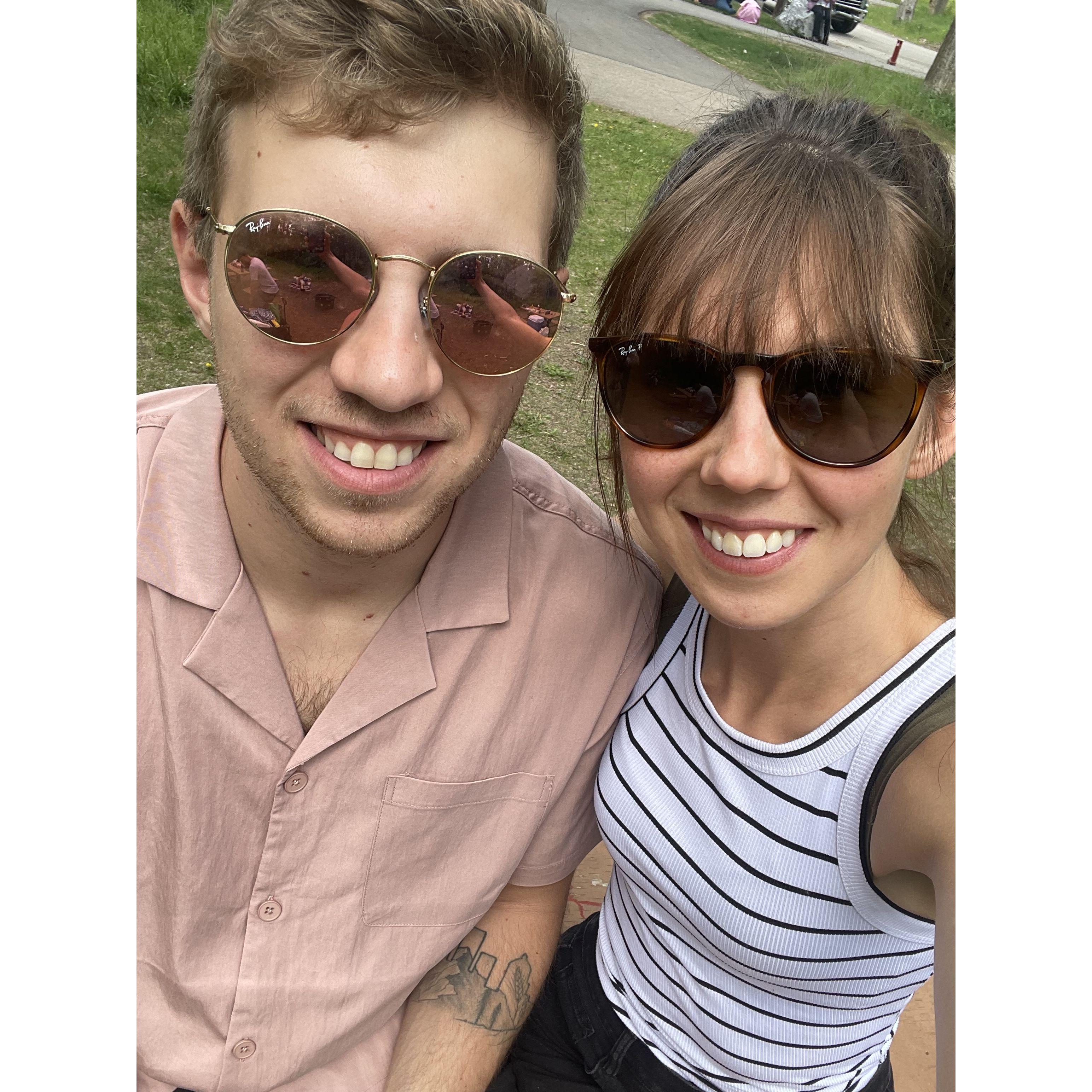 Right before the rain hit in Calgary 