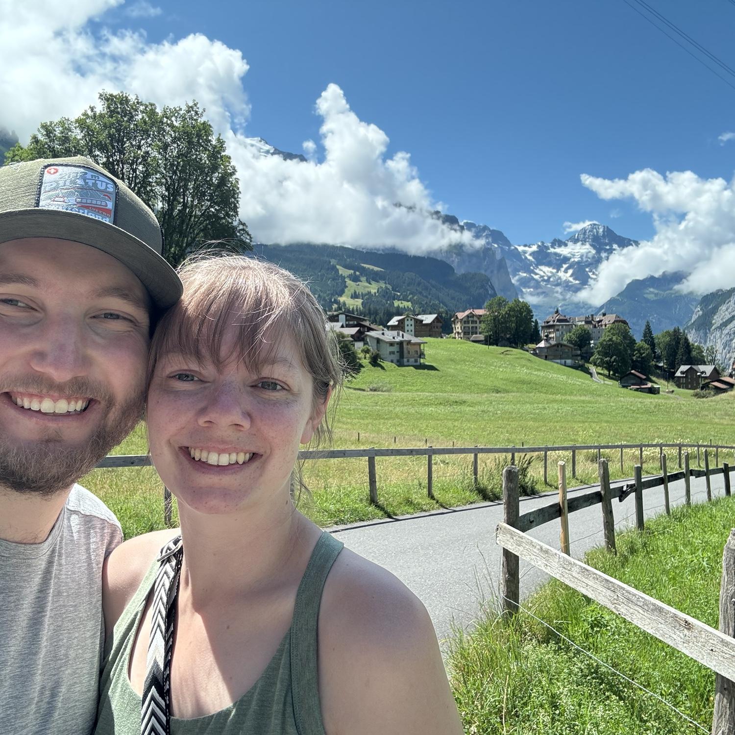 Visiting a small village in Switzerland
