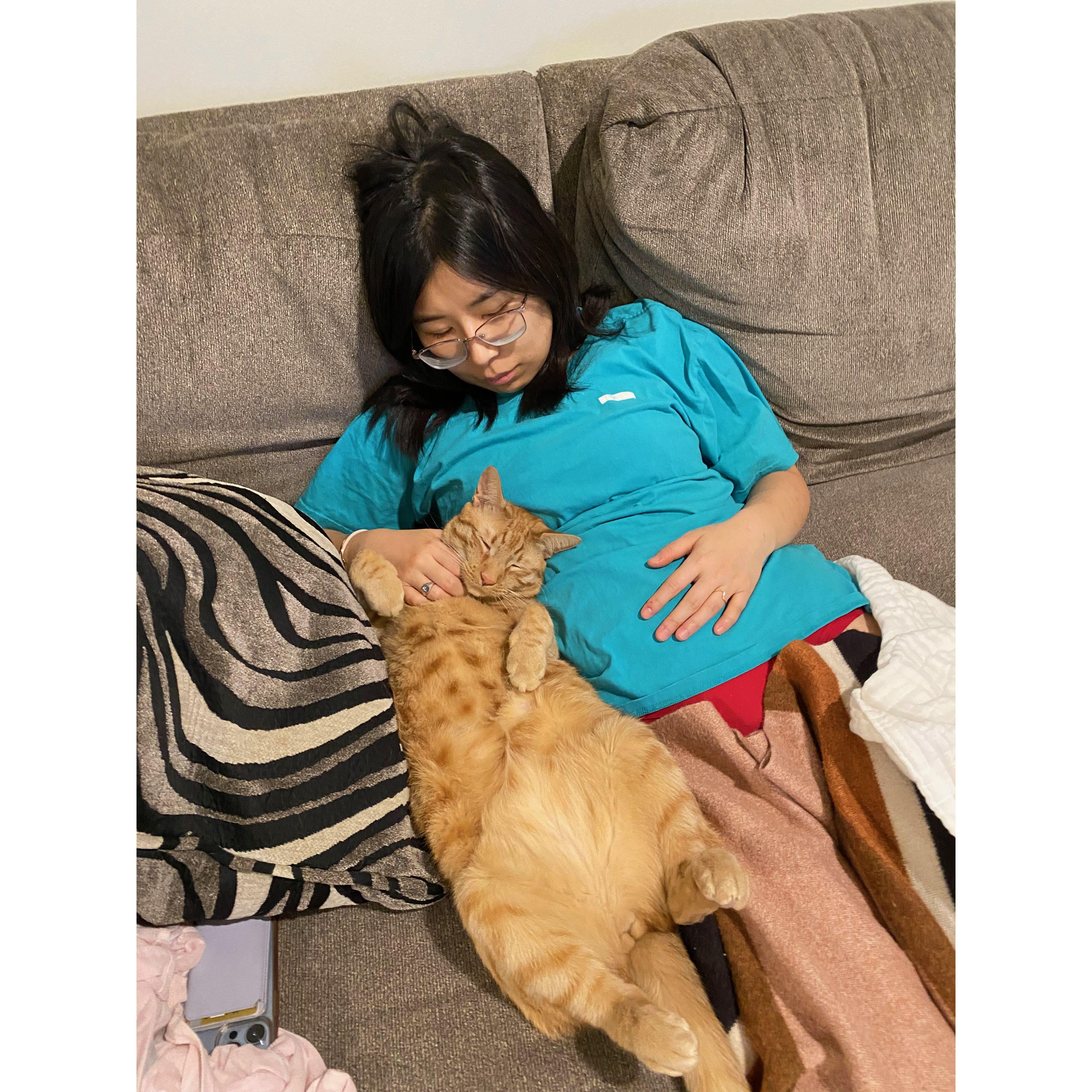 Diana and Conor (and Sherlock) moved in together in fall 2023, in Chicago. Conor moved into Diana’s apt building, and I approved. 2023年秋天，Diana和Conor（还有本猫夏洛克）正式在芝加哥开启了甜蜜生活，Conor搬进了Diana的公寓楼，连猫都点头同意了！