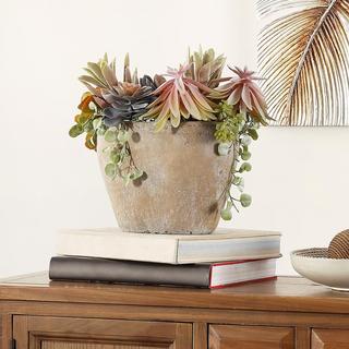 Faux Succulent Potted Plant