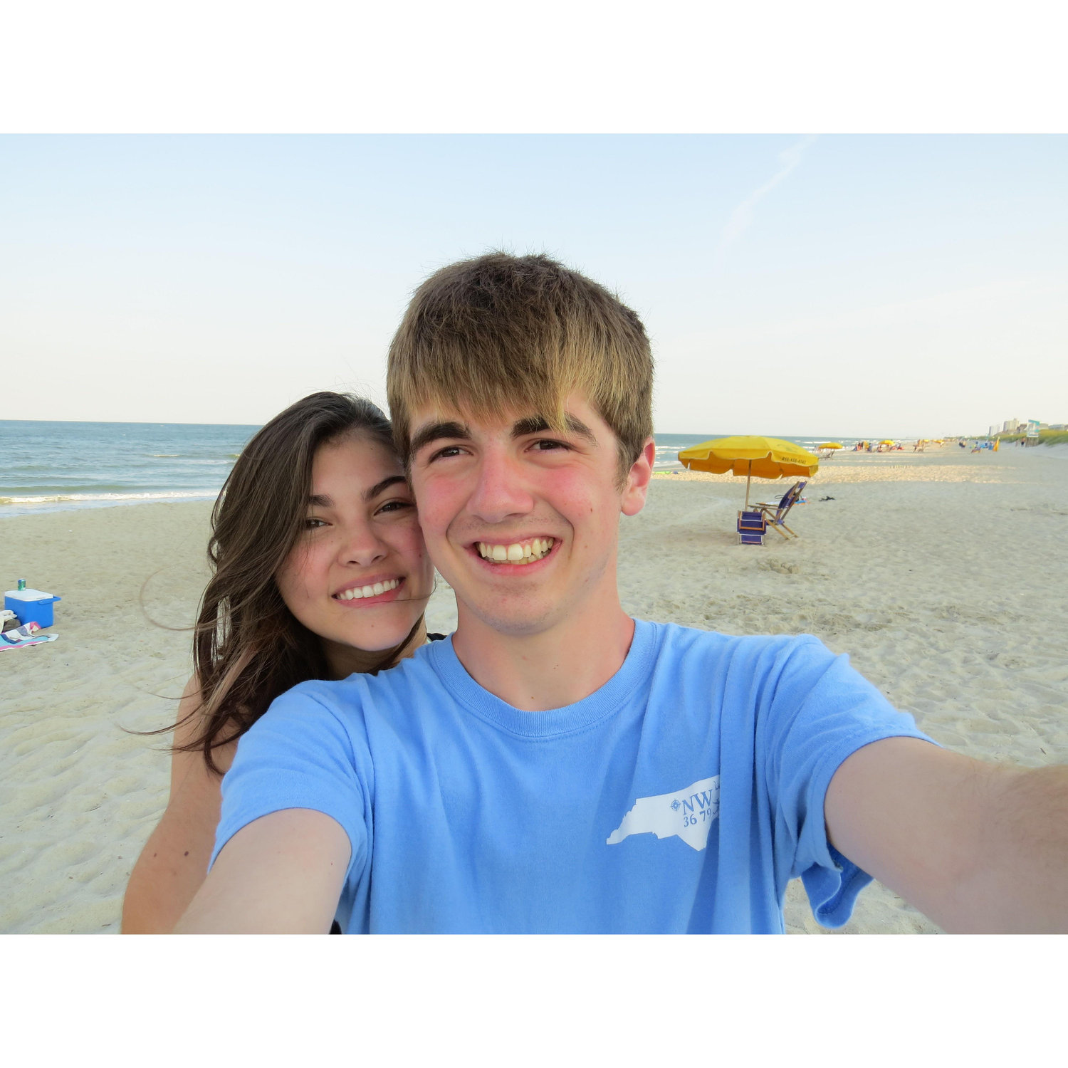 Our very first vacation together! My parents allowed us to go on a day trip to Carolina Beach! We left Graham at 6 AM that morning! | Carolina Beach 2016