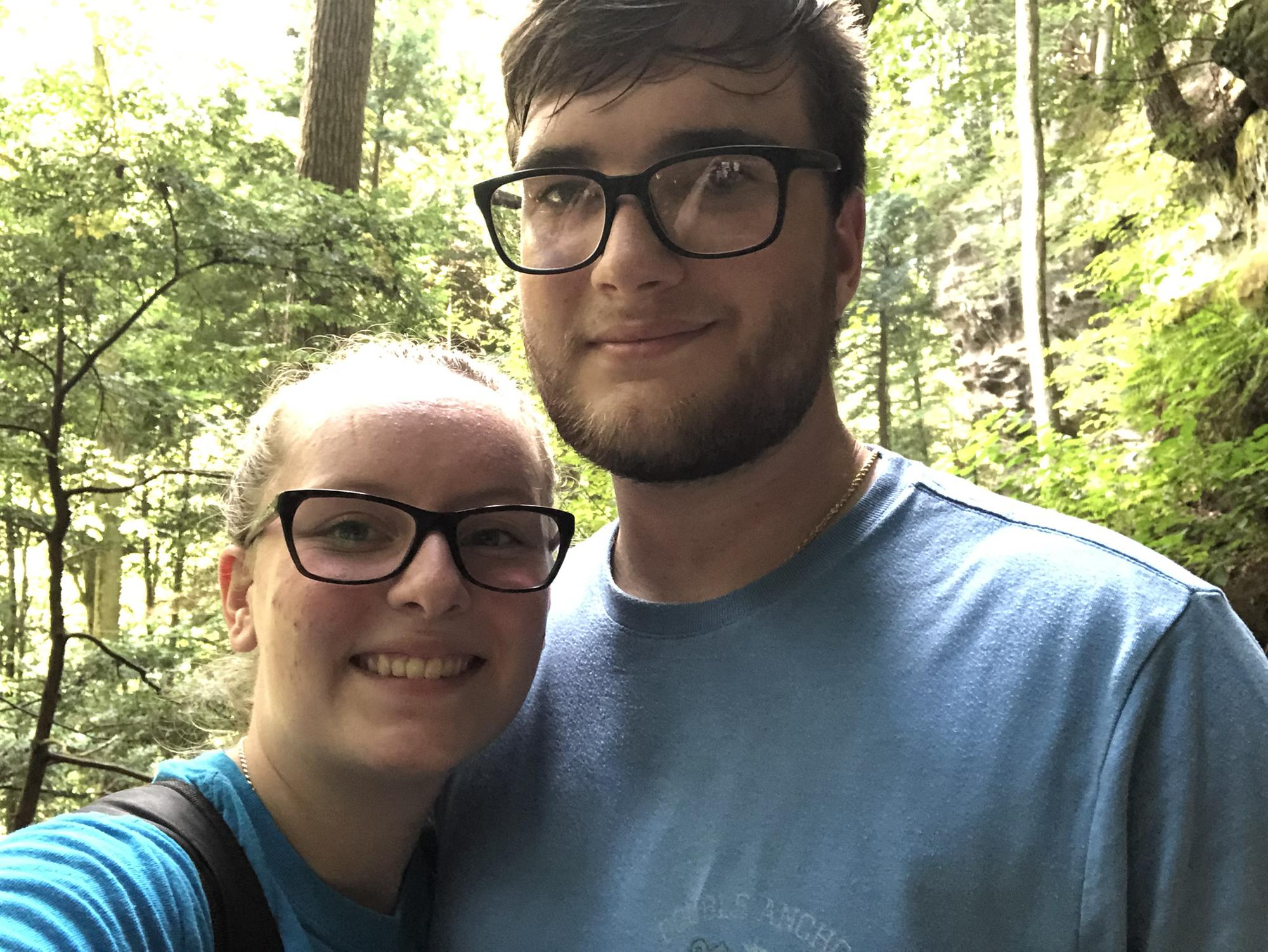Our annual camping trip from 2020 in Hocking Hills, Ohio.