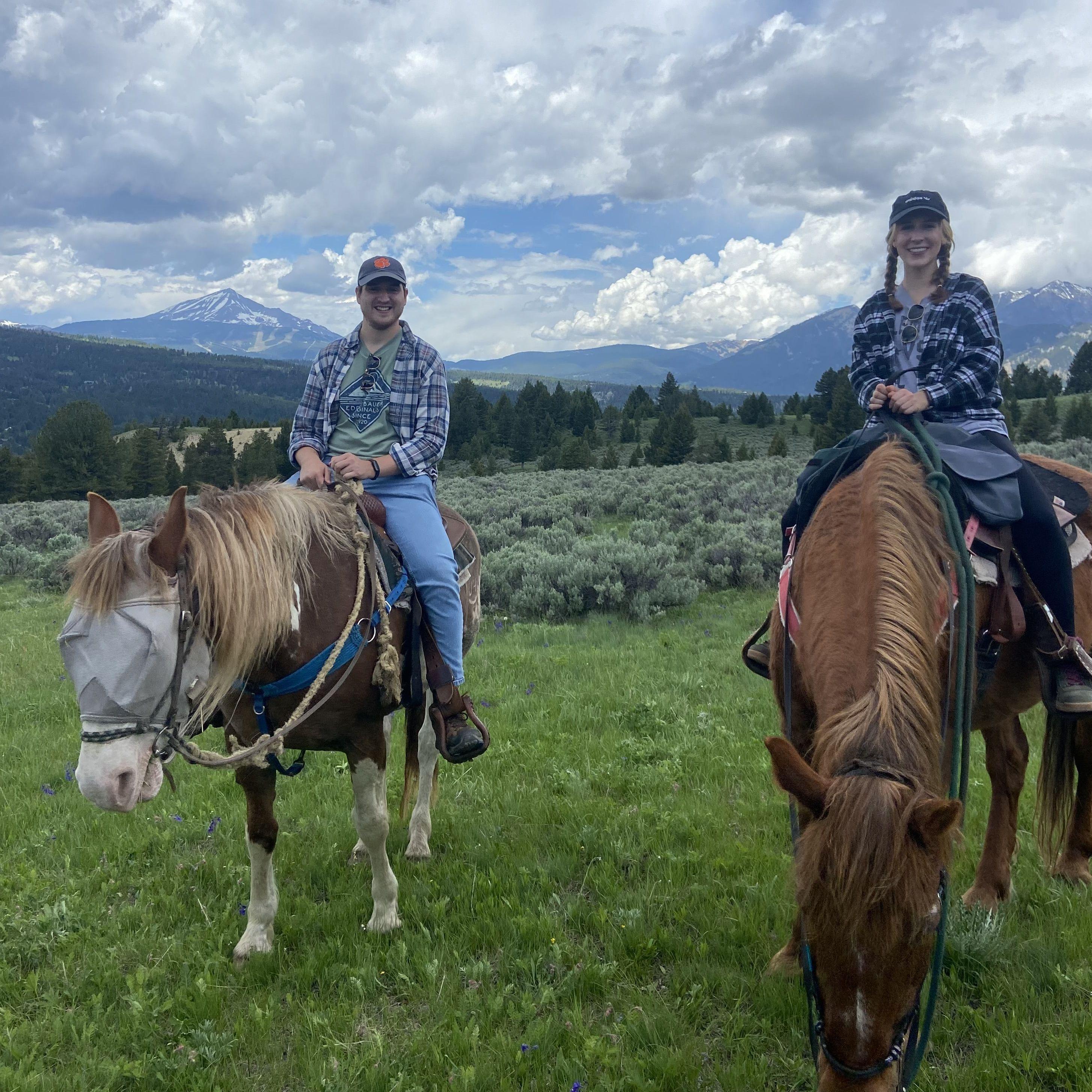 June 2023 | Horseback riding in Big Sky, MT