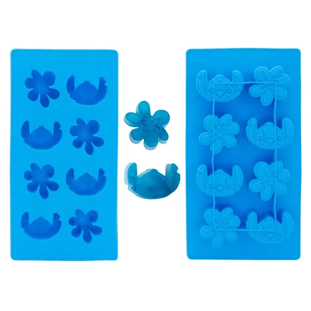 Silver Buffalo Disney Lilo & Stitch Silicone 8 Cube Ice Cube Tray