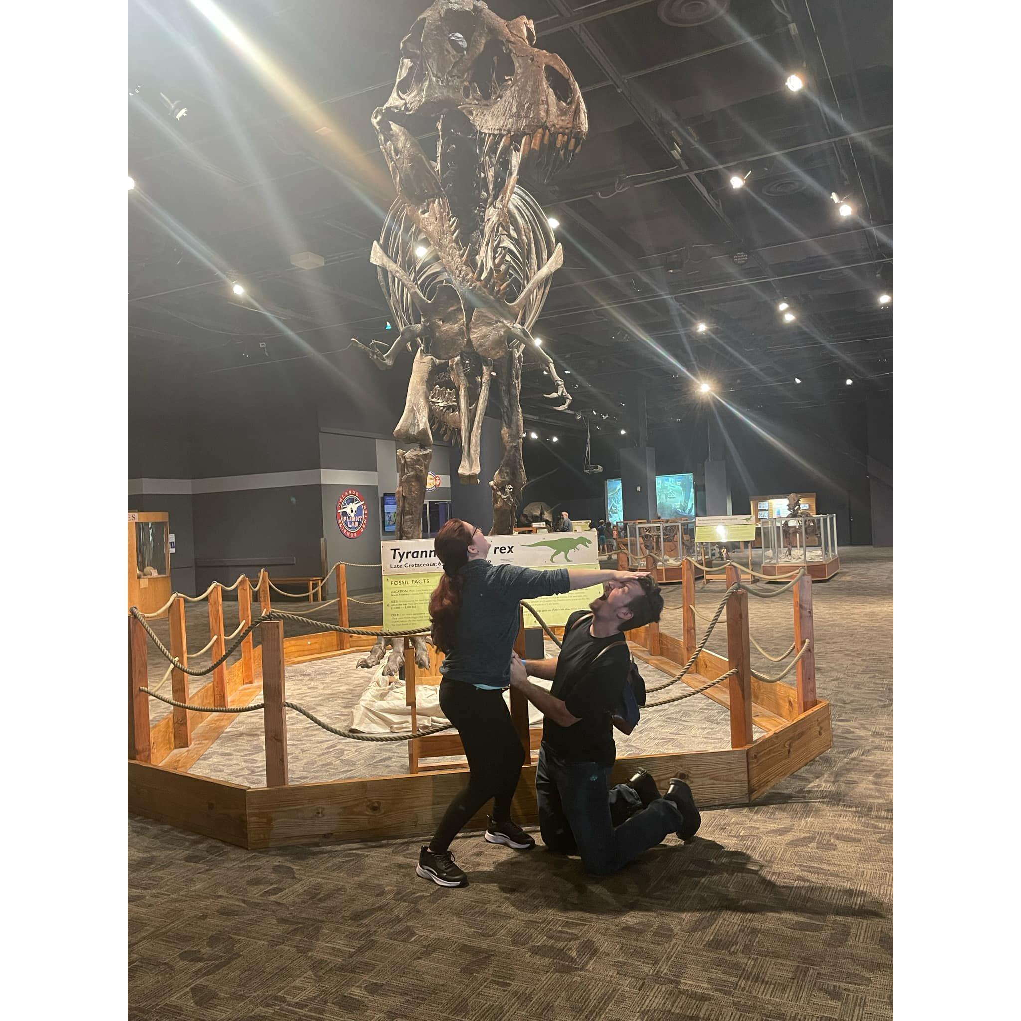 Just a pair of goofballs at the Orlando Science Center.