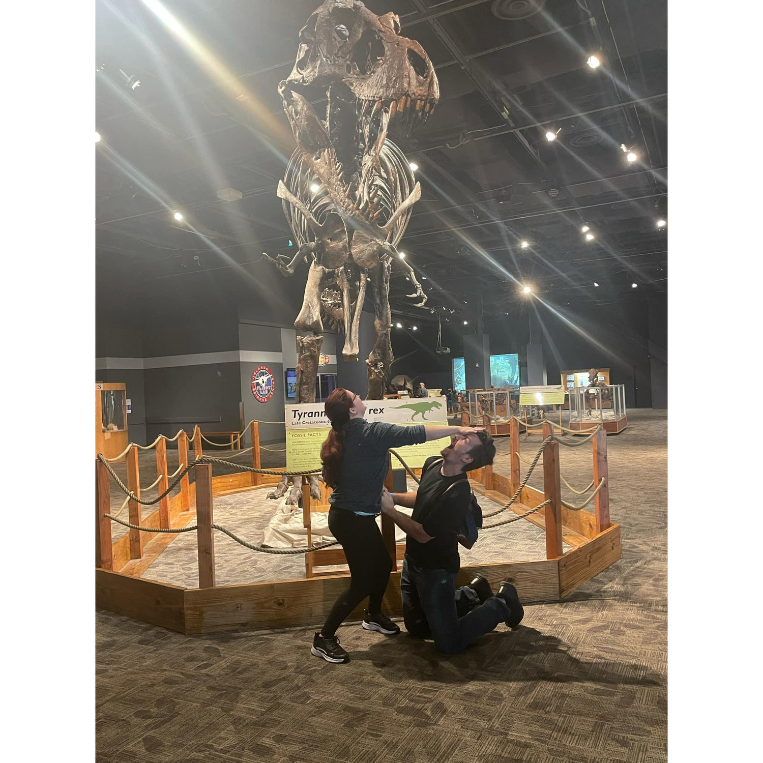 Just a pair of goofballs at the Orlando Science Center.
