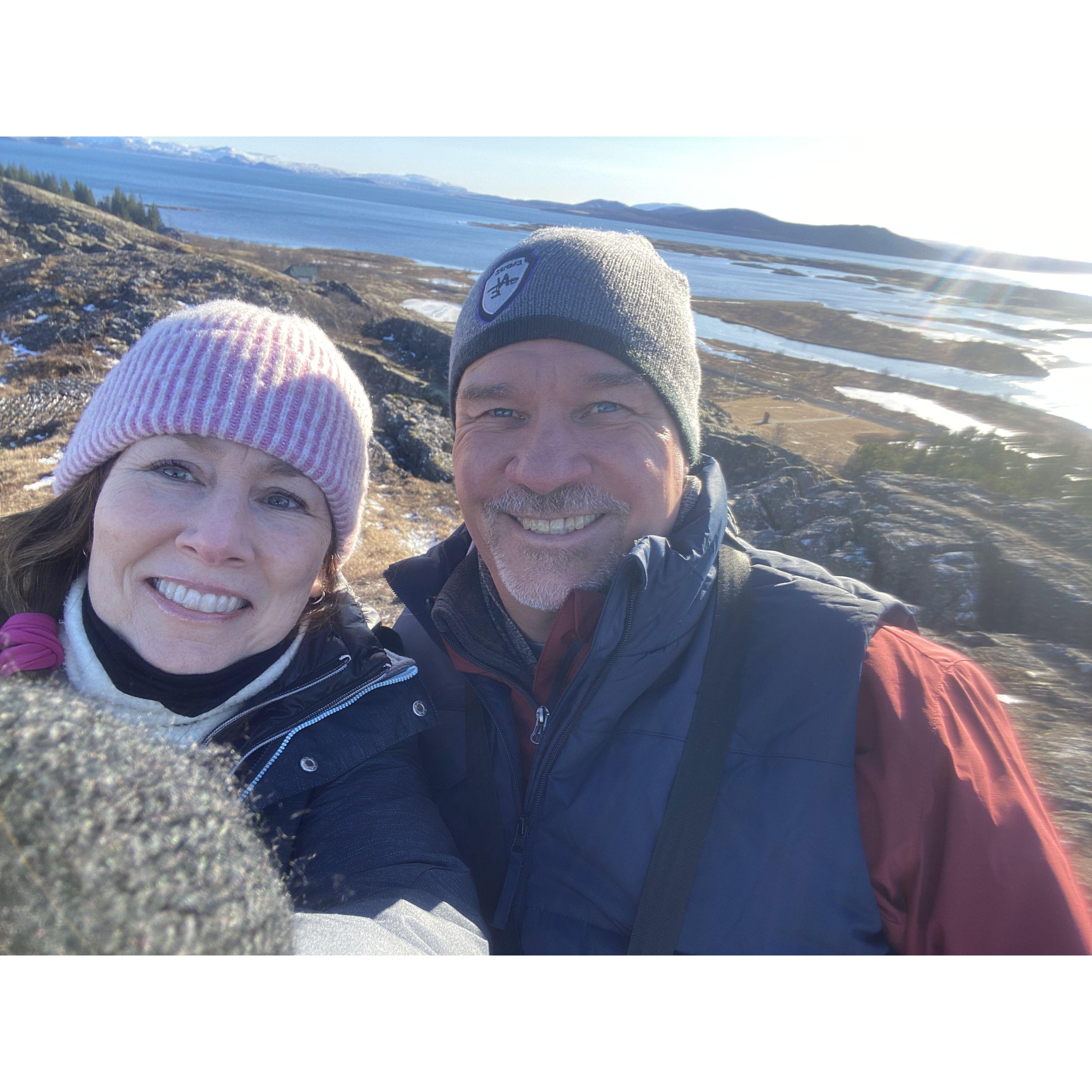 Freezing and happy in Iceland 2024.