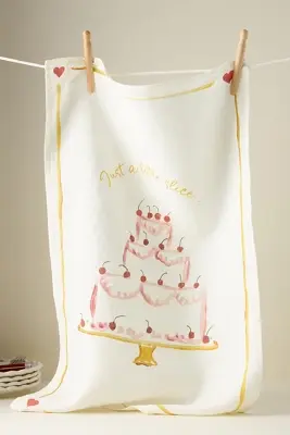 Dinette Little Slice Linen Dish Towel