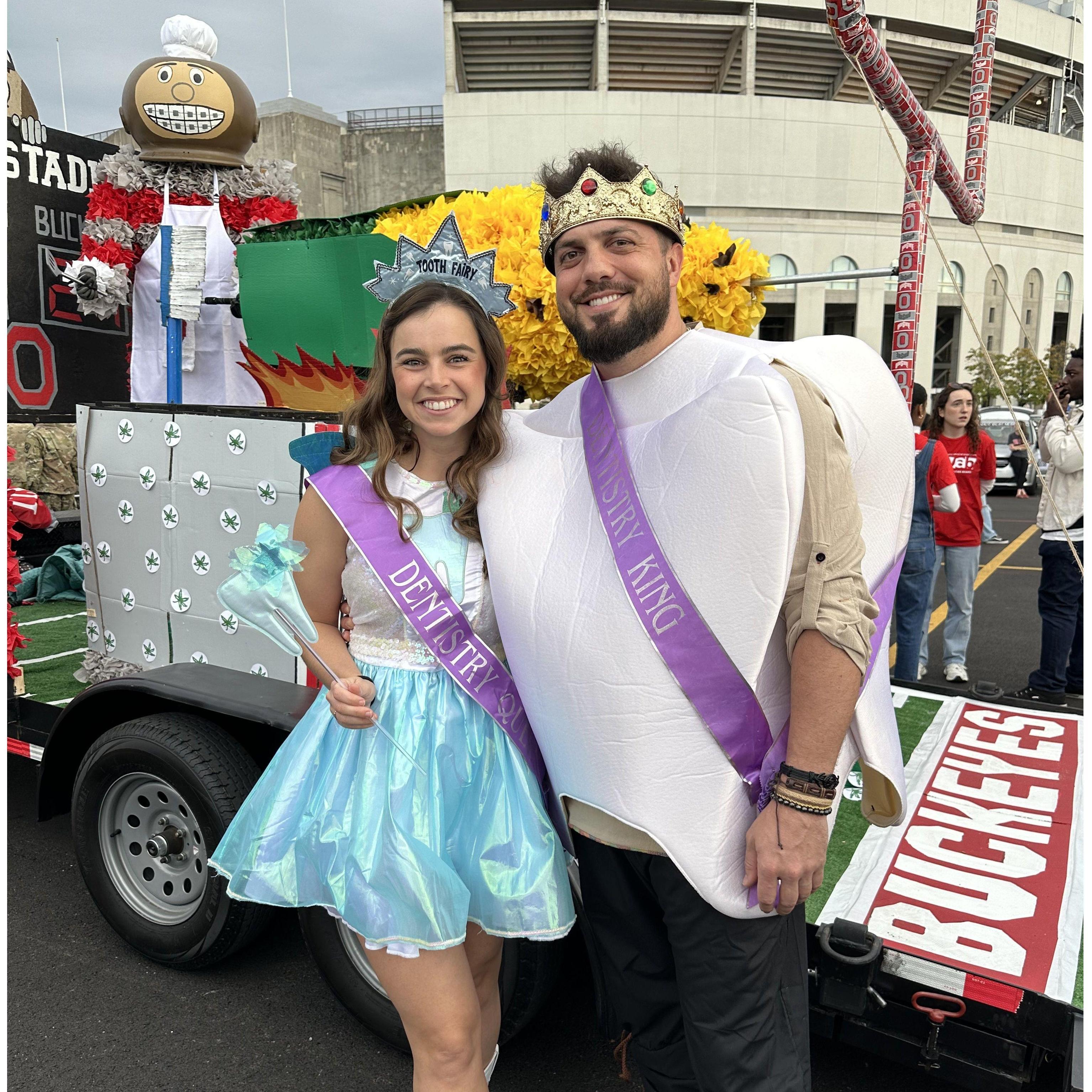 Nominated as the 2024 Homecoming King and Queen for OSU College of Dentistry.