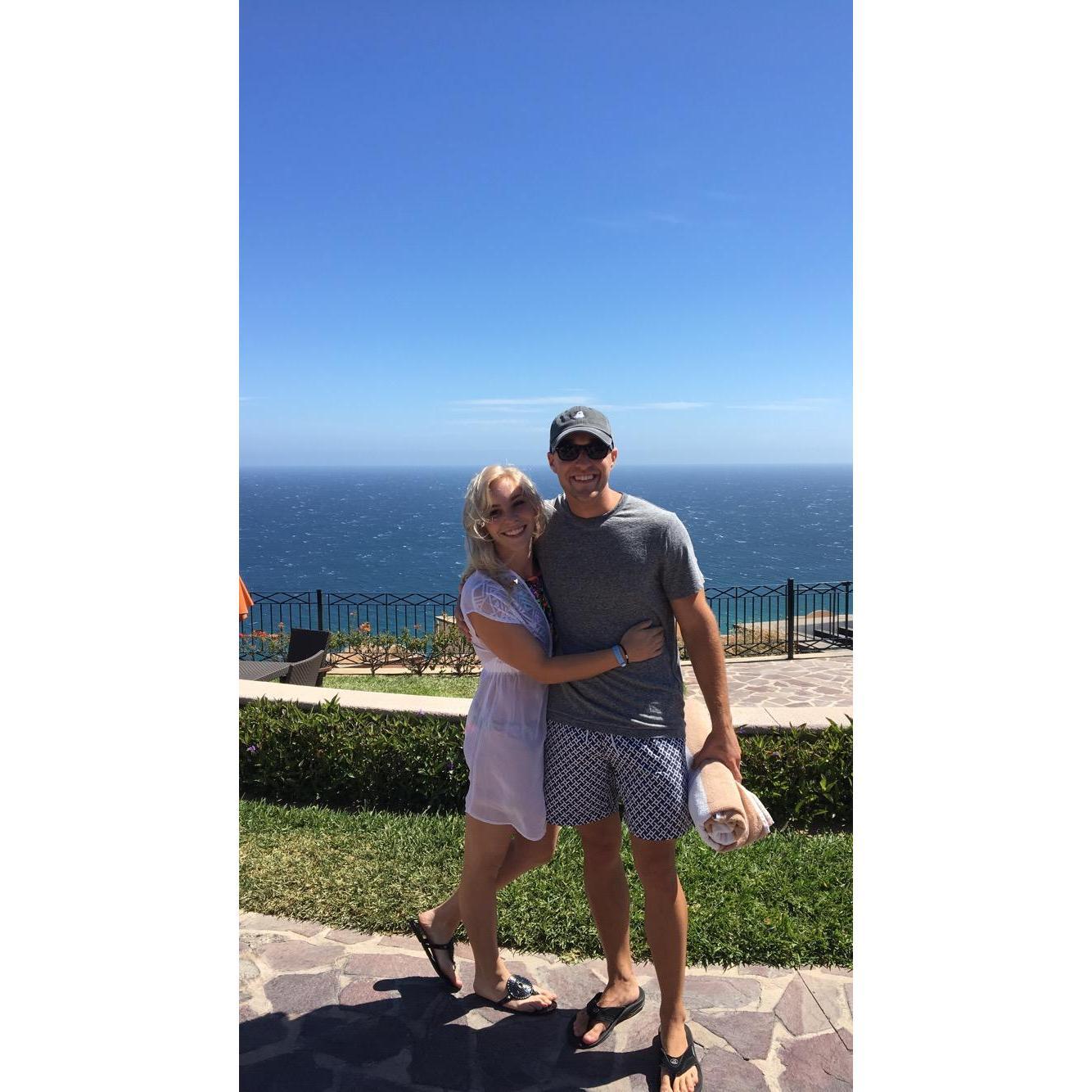 Our first big trip together in Cabo San Lucas.