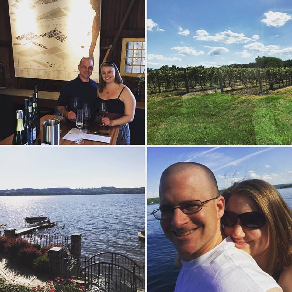 Brian and Danielle took Trip #2 to the Fingerlakes in June 2017 to celebrate their one-year anniversary. They already can't wait to go again.